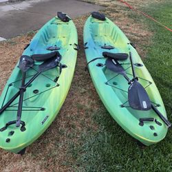 Adult Kayaks Great Shape  With Exercise $600 OBO