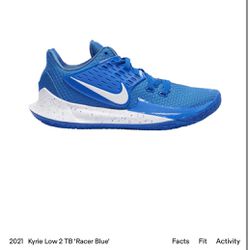 Nike Kyrie Low 2 TB Promo Racer Blue Size 11.5 Brand New 