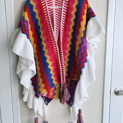 Brand new rainbow cape, never worn.