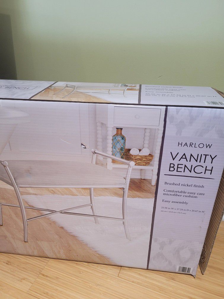 New Vanity Bench 