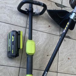 Rypbi 40v trimmer with battery and charger