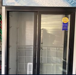 Comercial Fridge  2 Doors  Works Good  We Need Make  Space  