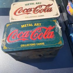 2 Coca Cola Tins Brand New