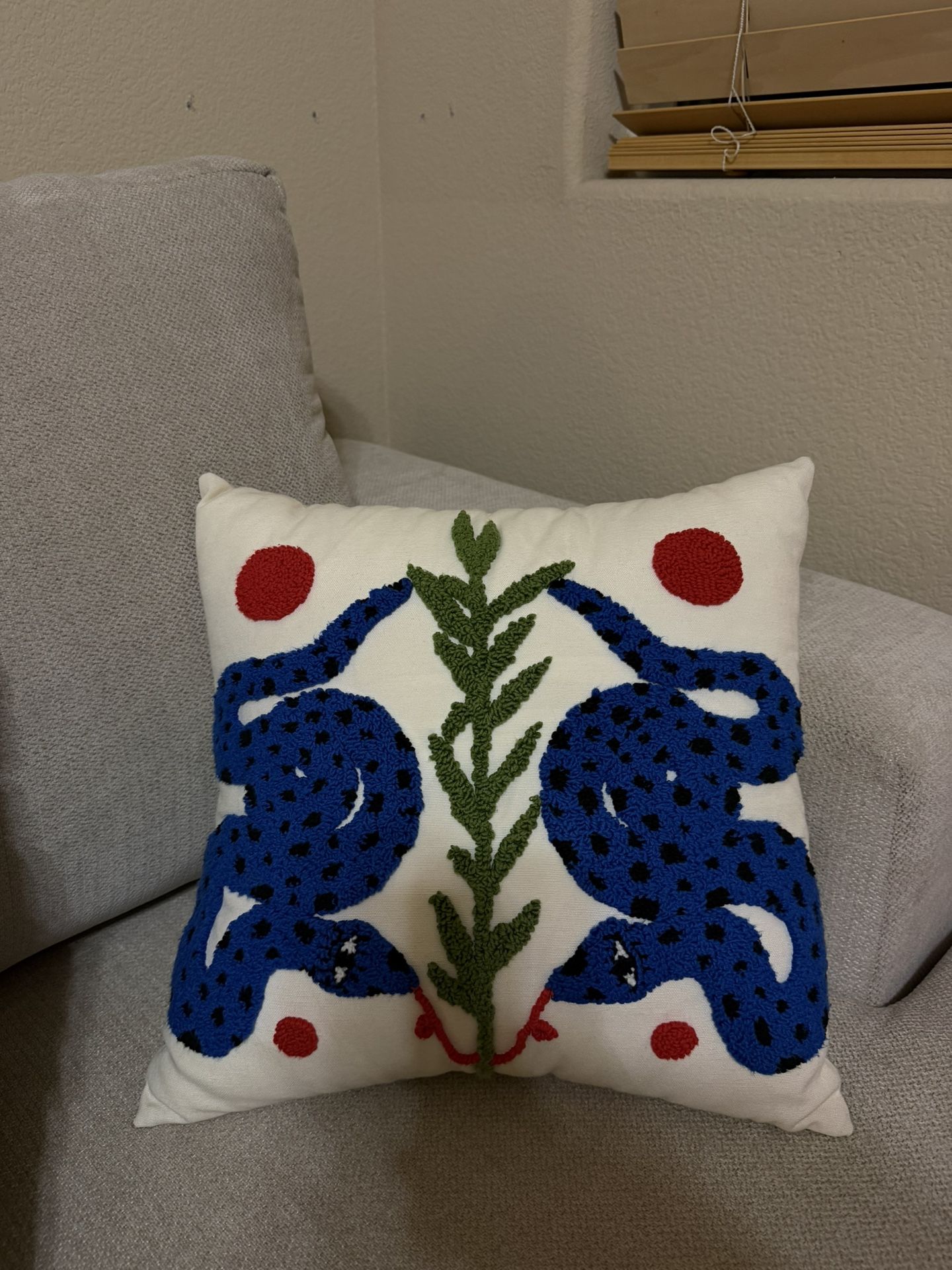 Handmade Snake Pillow