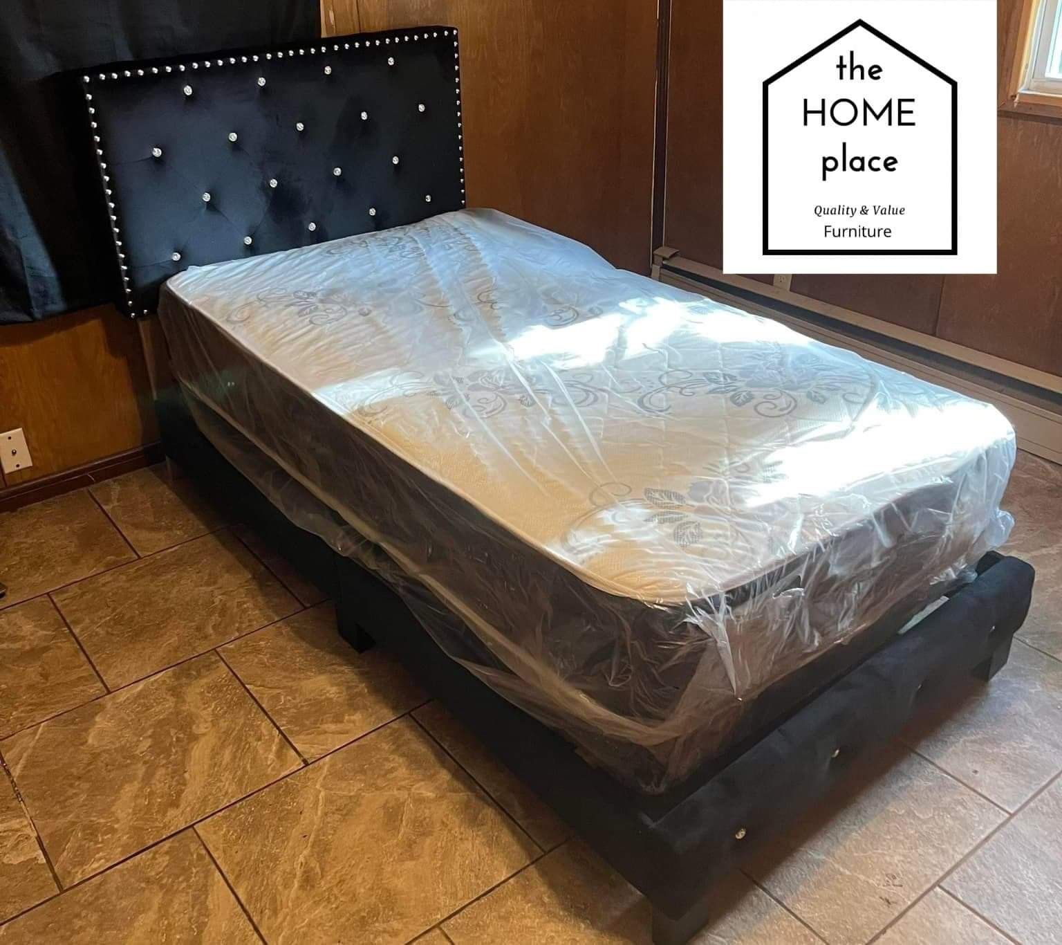 🚨 Package Deal!!!🚨Brand New Twin Bed Frame With Mattress Set In Stock Ready For Delivery TODAY!! 🚚