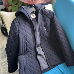 Navy Blue Laundry By Design Lady’s Medium Coat