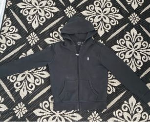 Polo Ralph Lauren Black Zip-Up Hoodie
