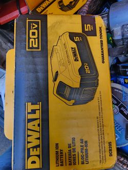 Dewalt battery 20volt 5.0