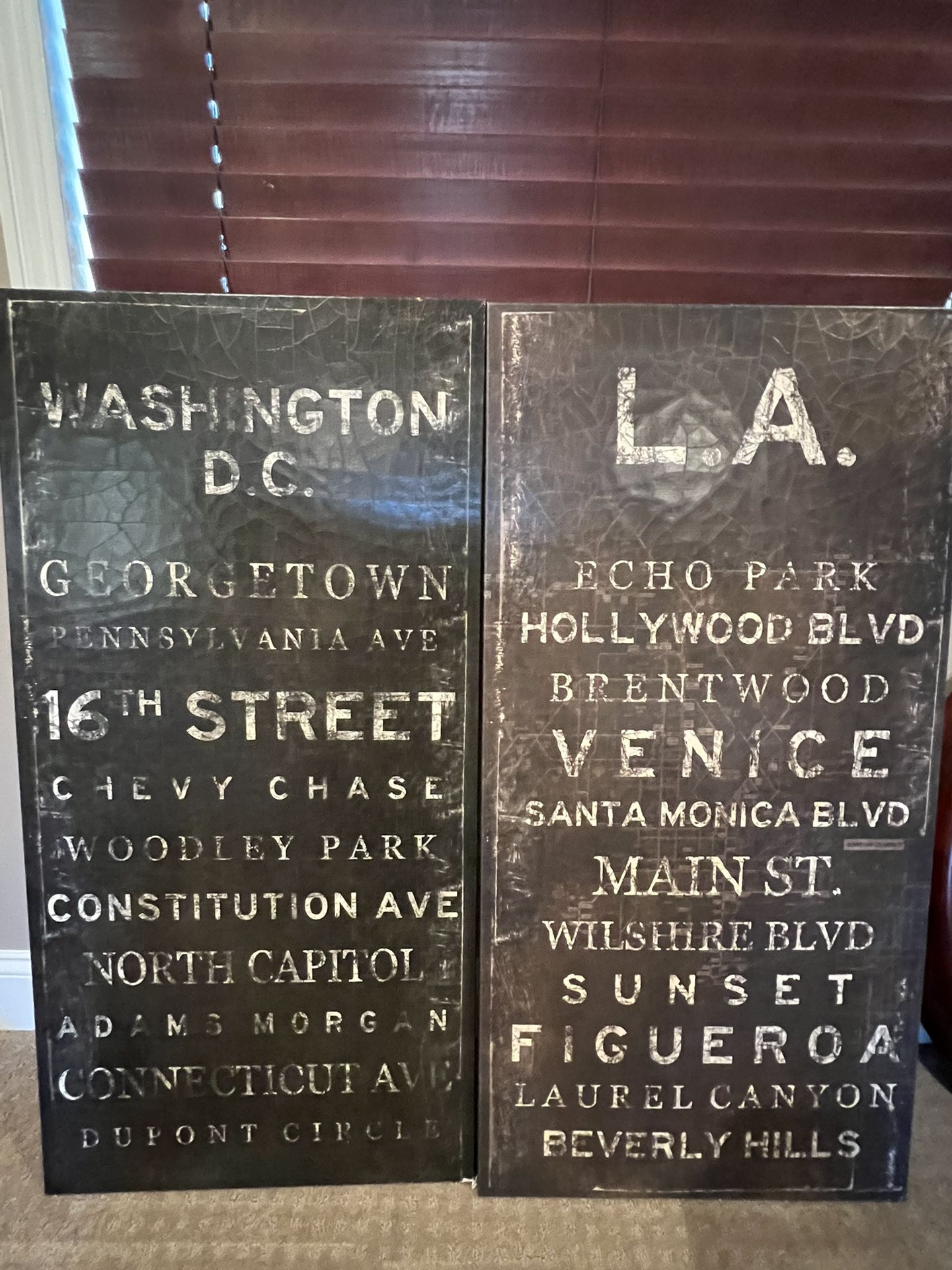 LA and Washington DC Art
