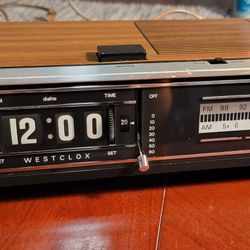 Westclox Alarm Clock Radio Early 70s