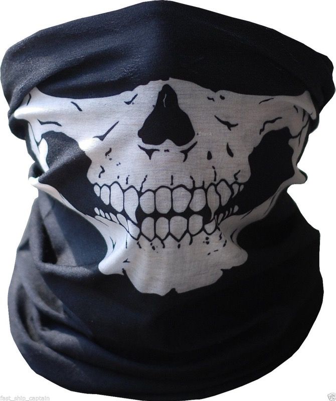 PERFECT STOCKING STUFFER! Call Of Duty Skull Mask. Motorcycle windbreaker, snowmobile, sled riding winter buff