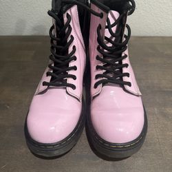 Pink Dr. Martens 
