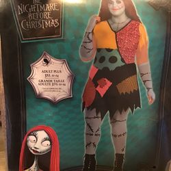 Disney Nightmare Before Charts as SALLY Halloween Costume Size 3XL -NEW