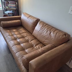 Leather couch