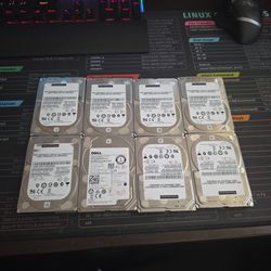 SAS drives 1tb (lot of 8)