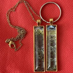 Keychain & Necklace Cannabis Jewelry 