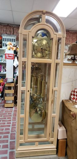 Grandfather Clocks $1200-$2200 Blonde Curio Clock