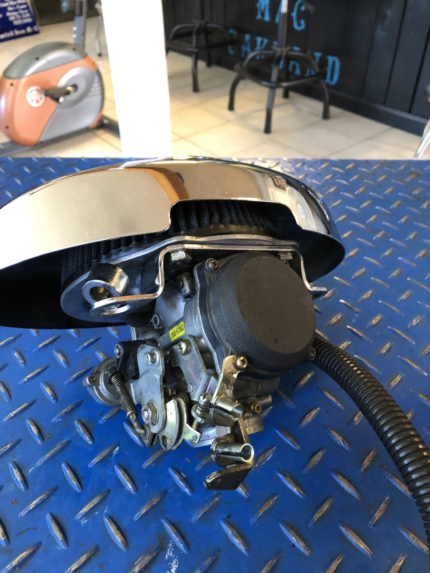 Photo Off a 2001 ROAD KING Harley CV stock carb ROADKINGDYNASOFTAILFXR , MODELS