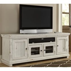 Farmhouse Entertainment Center White