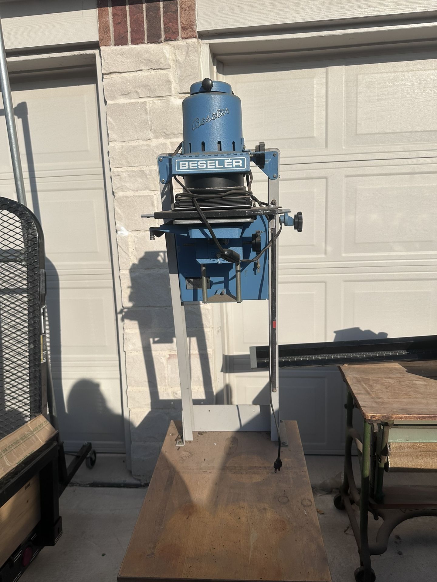 Vintage Beseler Model 23C Series II Blue Darkroom Photo Enlarger 1960s