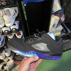 Jordan 5 Grape Golf Shoes