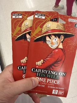 One piece tcg op-13 sleeved booster packs