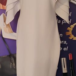 Vestido Color Blanco XL