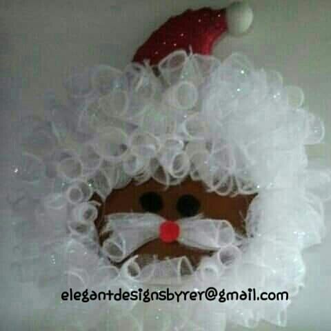Santa Claus Wreath/Wall Hanging