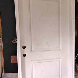 New Energy White Front Doors