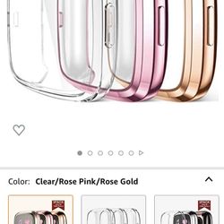 Fitbit versa 2- Screen protector case (3 Items)-LIKE NEW