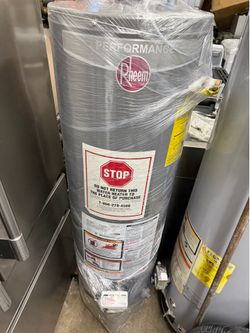 Rheem performance 29 gallons water heater natural gas