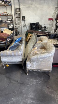 Luxury couch and chair set