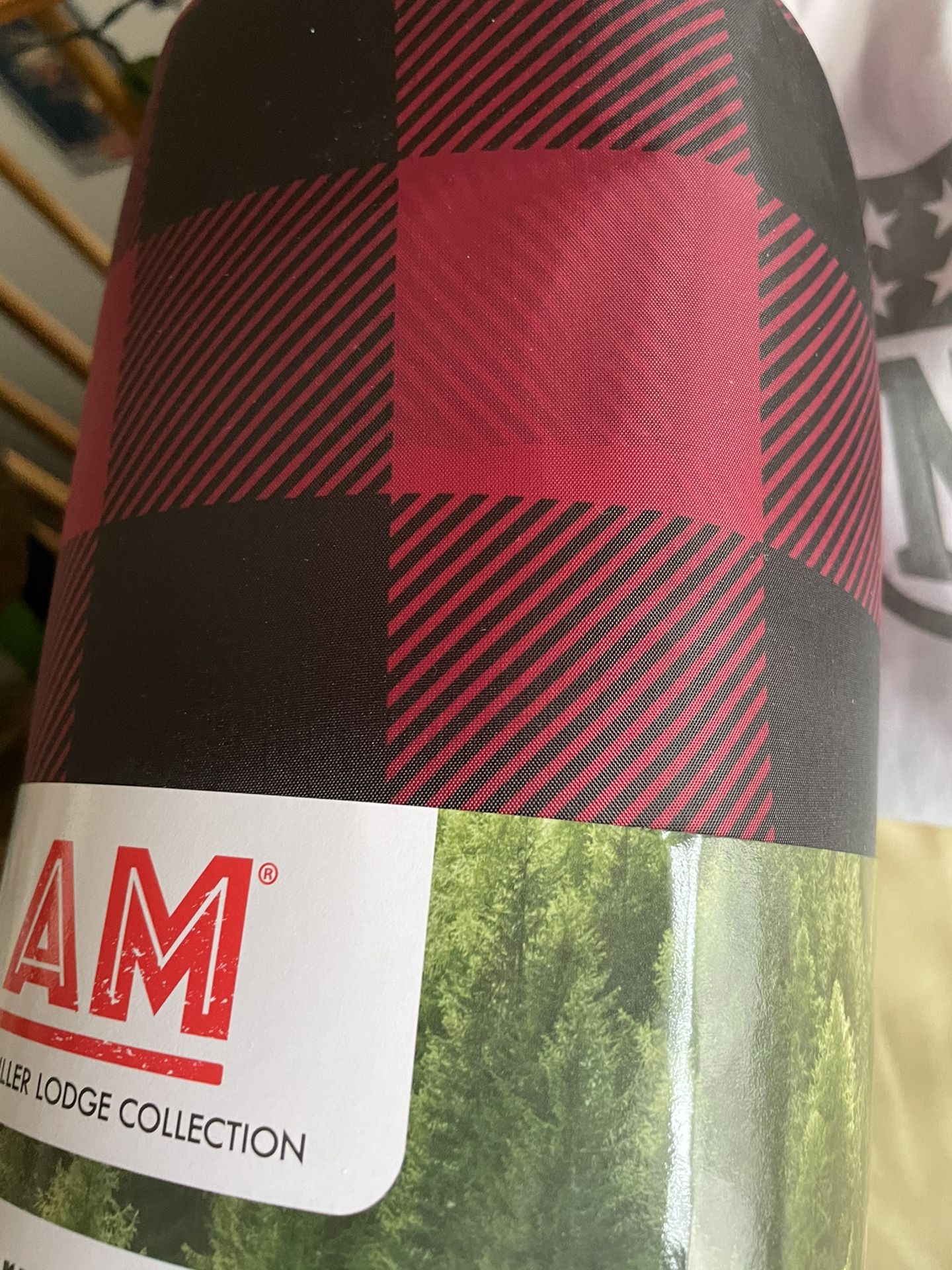 A M Summer Sleeping Bag. Buffalo Plaid . NEW