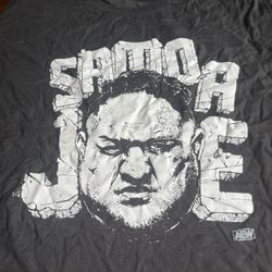 AEW “Buster” Samoa Joe T-Shirt 3x All Elite Crate “Full Gear” October 2022 