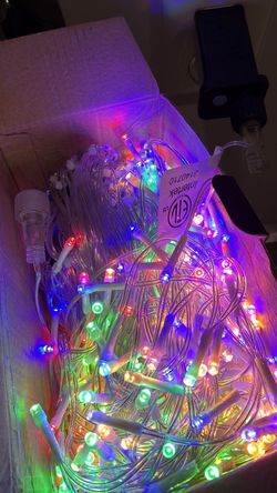 New 49 ft holiday Icicle lights