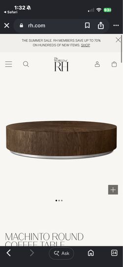 MACHINTO ROUND COFFEE TABLE