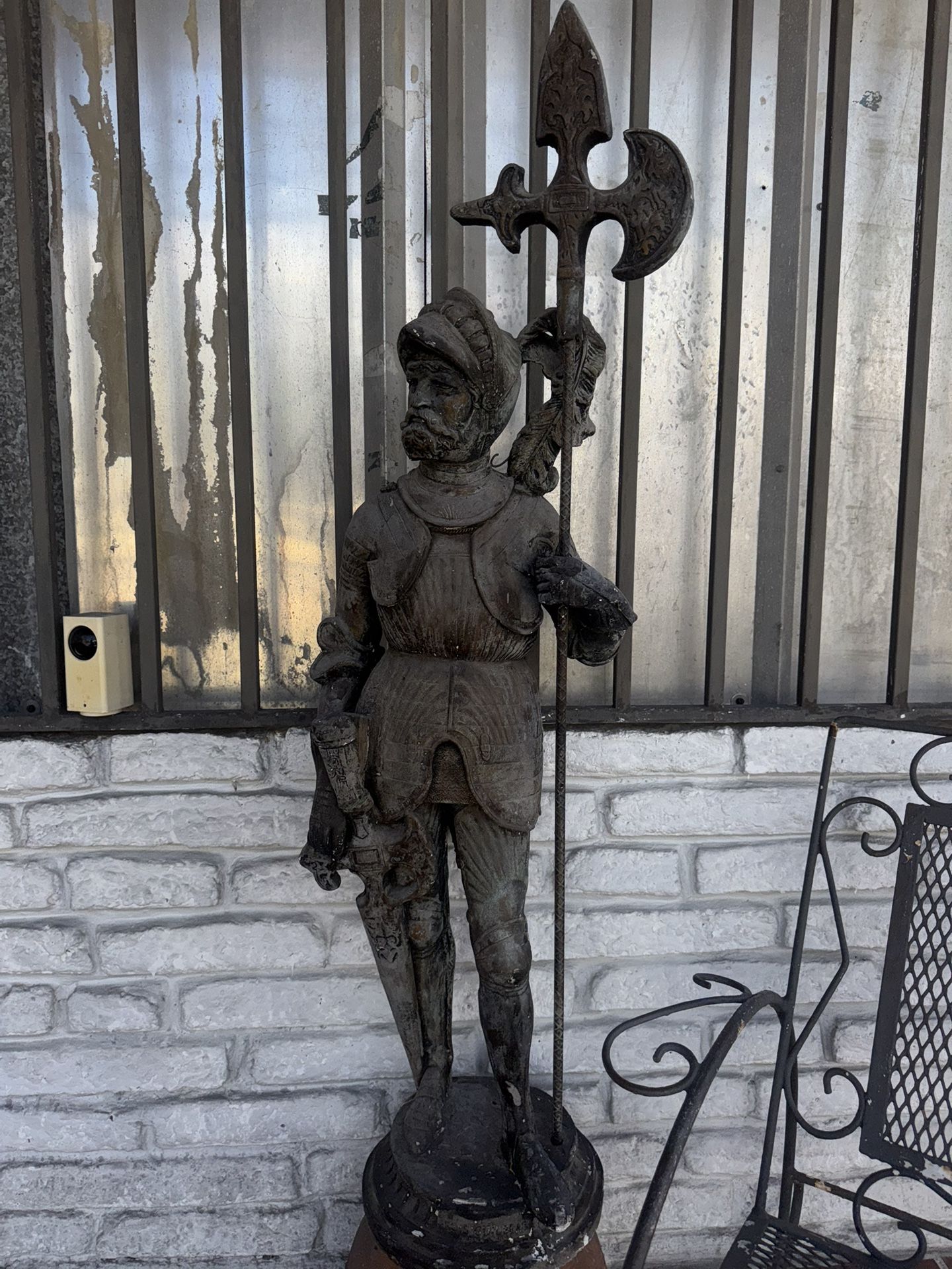 52” Conquistador Guard Statue 2 Of The