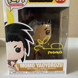 Momo Yaoyorozu Funko Pop Signed