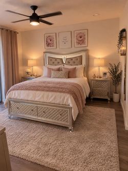Queen bed set of 5 pieces