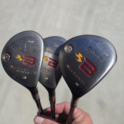 Taylormade Burner Woods 3, 4, And 5