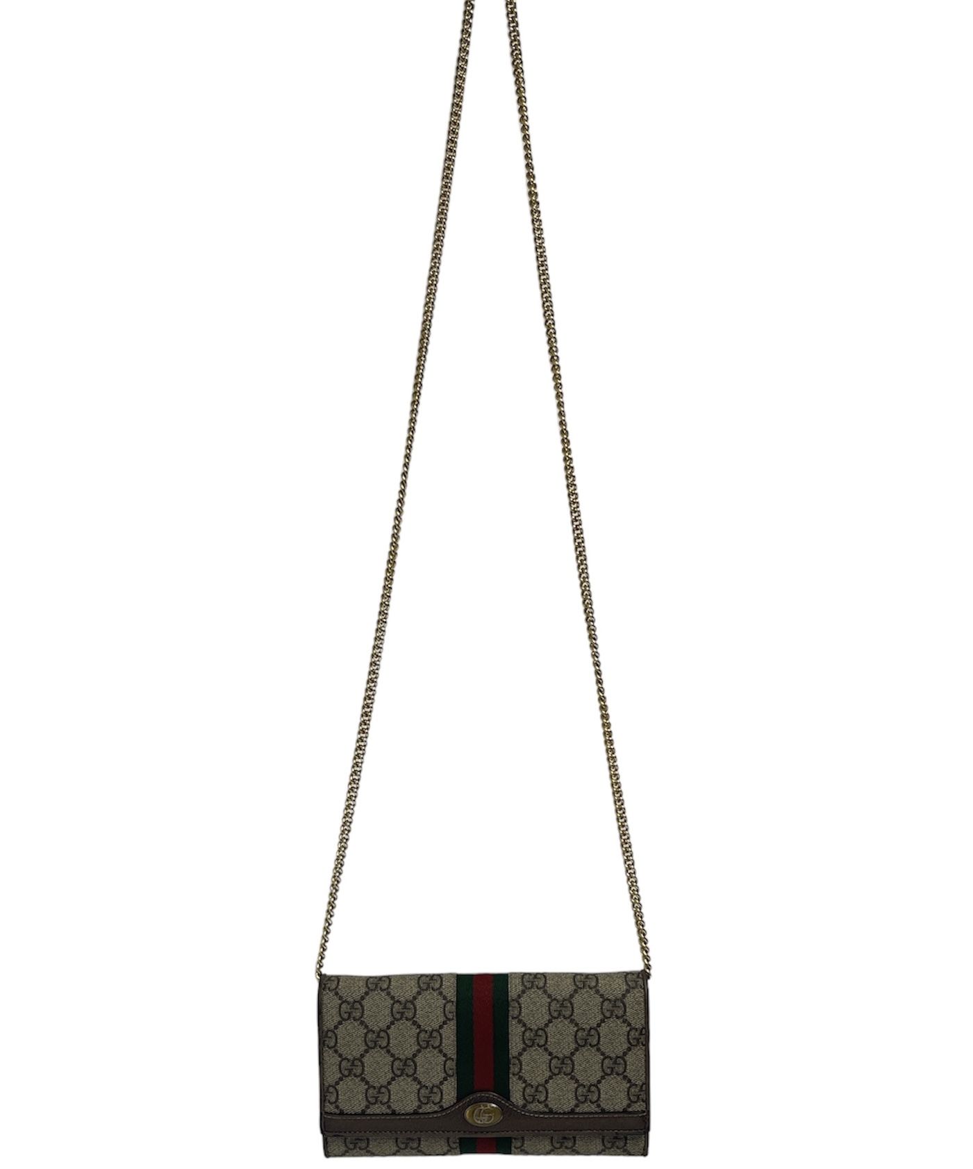 Gucci Ophidia GG Chain Wallet