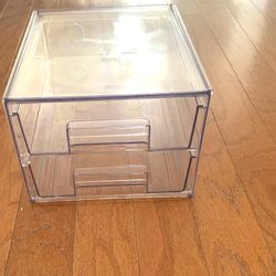 MAKEUP / CRAFT 2 DRAWER STORAGE