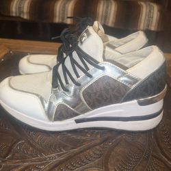 Michael Kors Wedge Sneakers 7.5