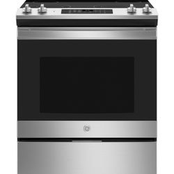 🌟 GE 30" Slide-In Electric Range - Stainless Steel (Model: JS645SLSS) - Excellent Condition 🌟