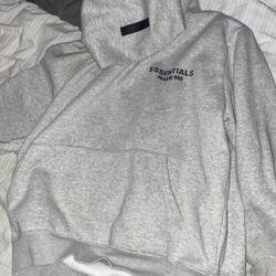Grey Essential Hoodie S