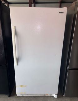 White Kenmore Standing Freezer