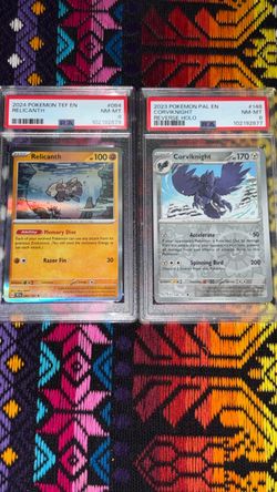 PSA 8 Graded Pokemon Slabs