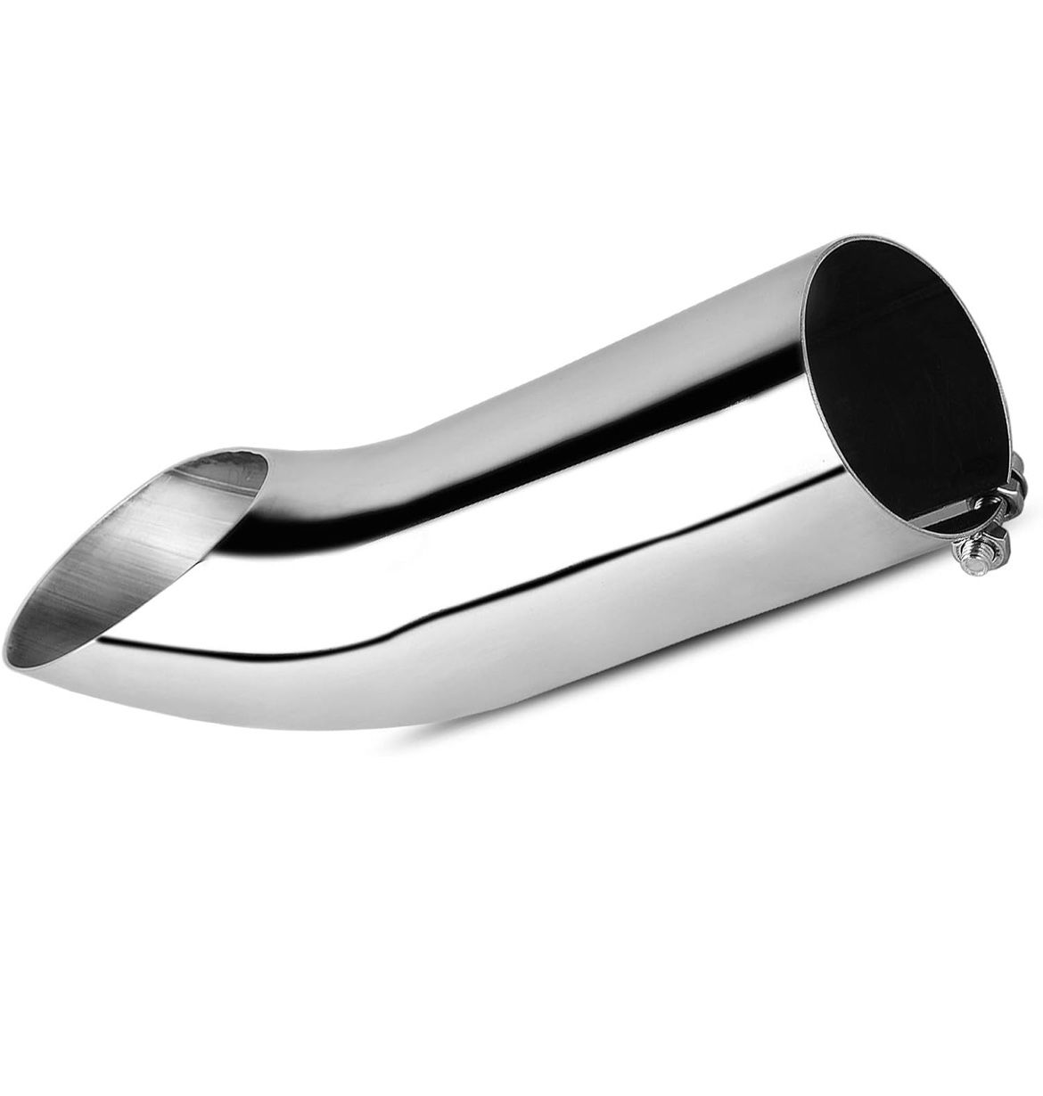  Chrome-Plated Stainless Steel Diesel Exhaust Tail Tip