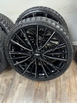 NEW 26 inch Gm style wheels wrapped in 305/30r26 atturo xt tires
