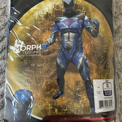 Morph Costume Blue Power Ranger Xl  New!